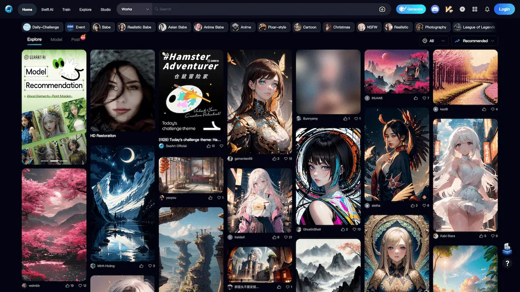 SeaArt.ai hero image