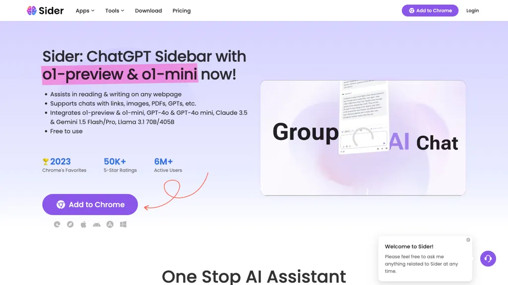 Sider hero image
