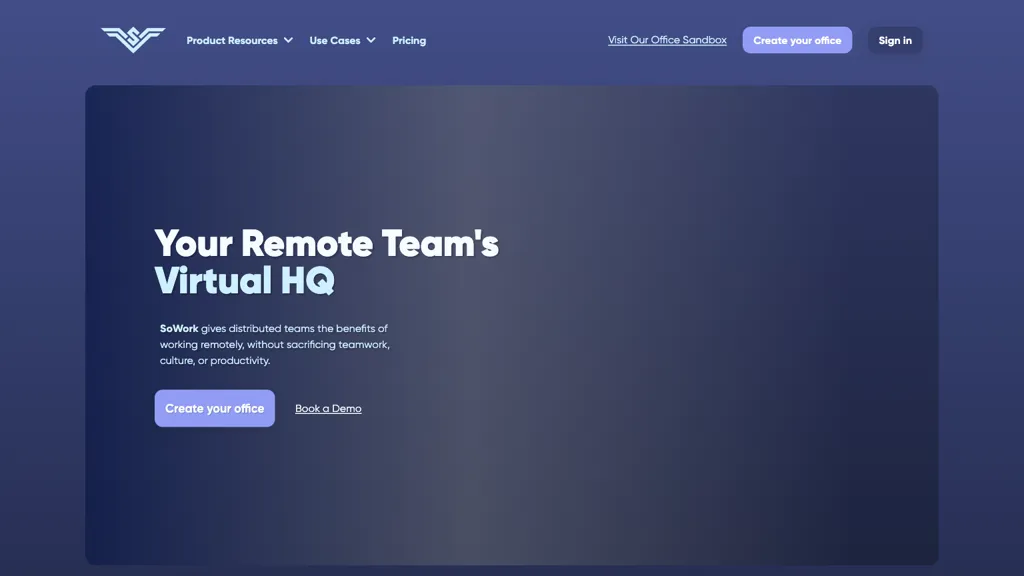 SoWork hero image