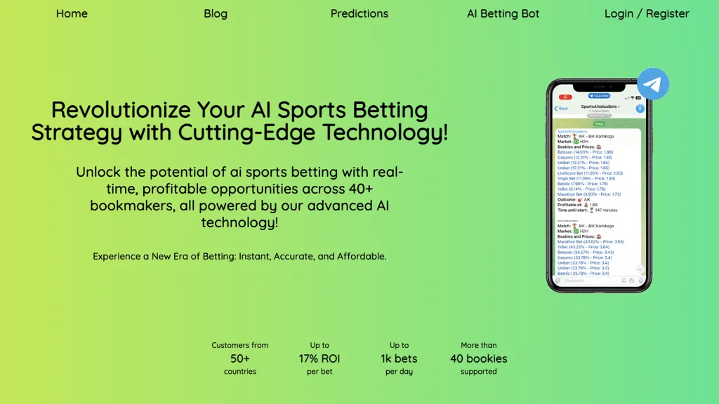Sports AI.dev hero image