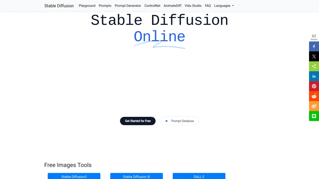 Stable Diffusion Online hero image