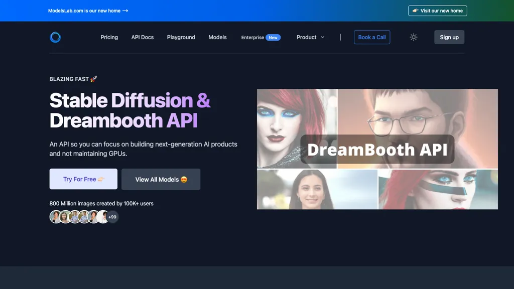 stablediffusion api hero image