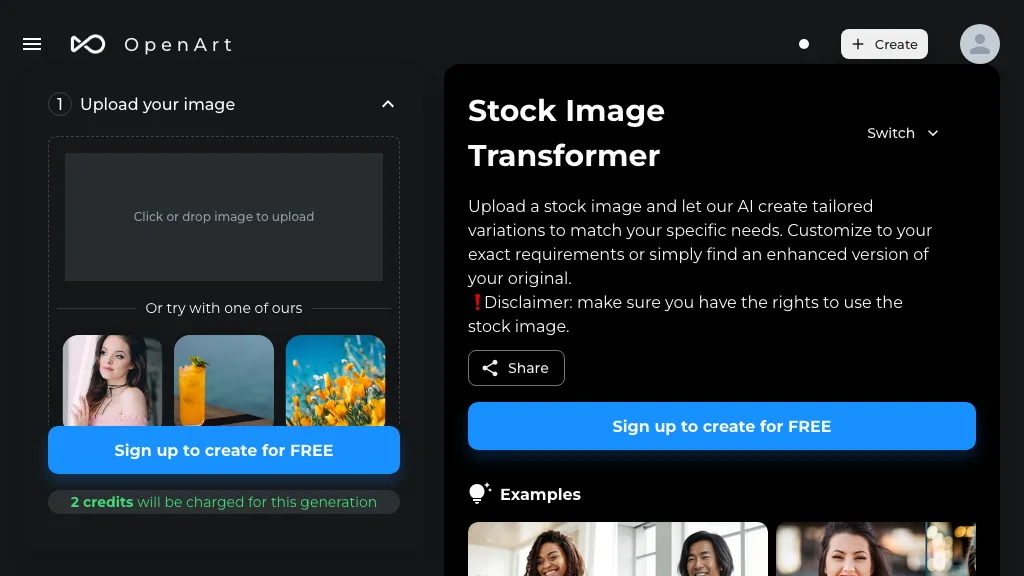 Stock Image Transformer hero image