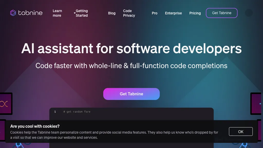 Tabnine hero image