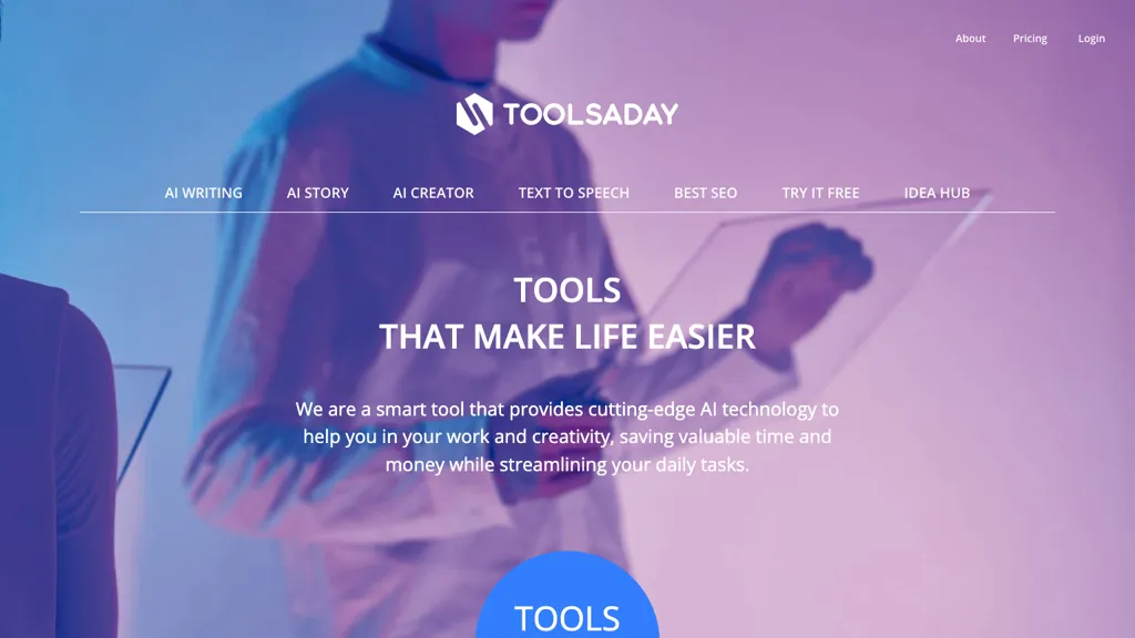 Toolsaday hero image