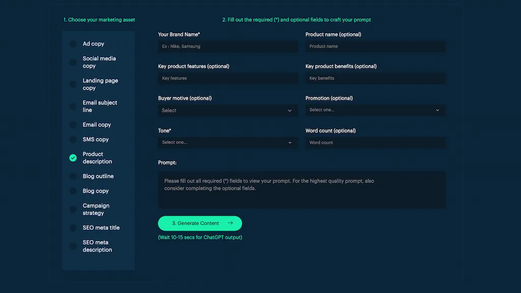 Triple Whale's GPT Marketing Prompt Generator hero image