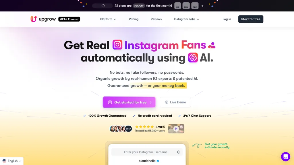 upgrow.com hero image