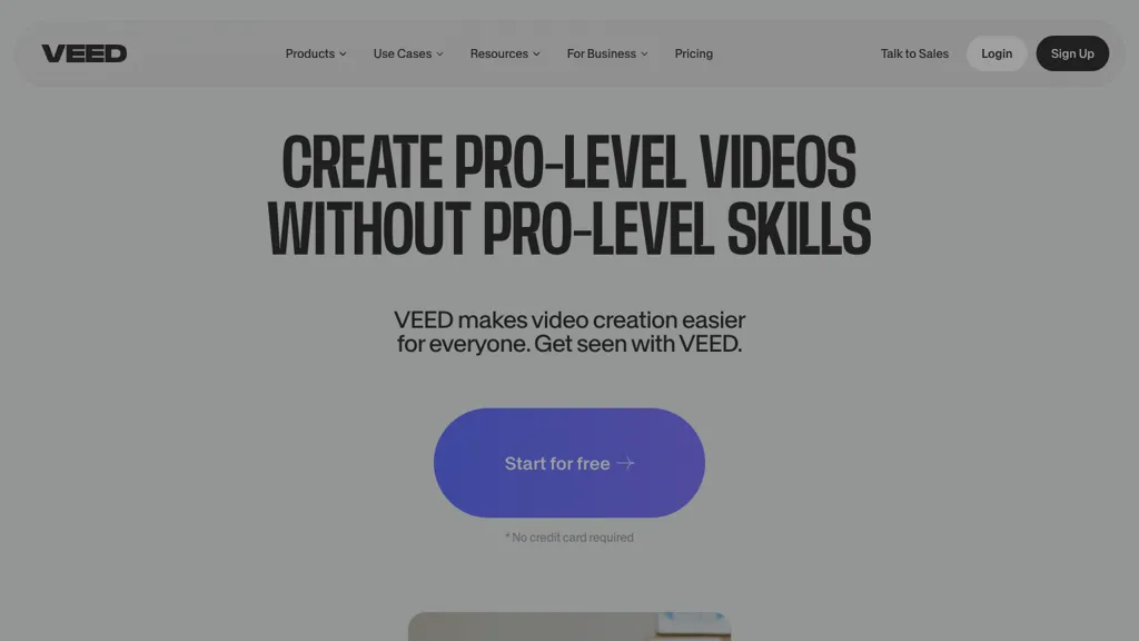 VEED hero image