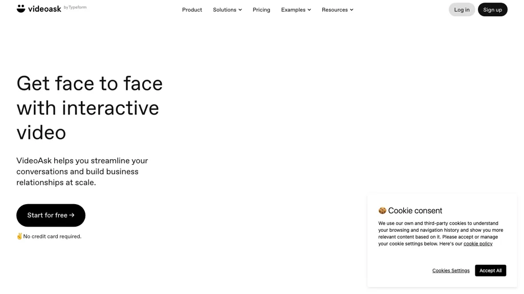 VideoAsk hero image