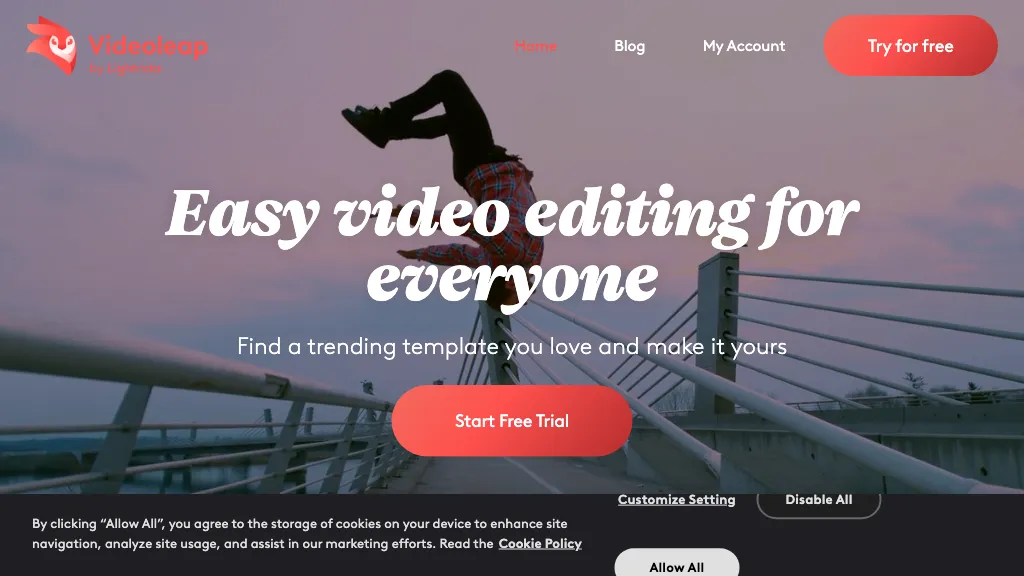 Videoleap hero image