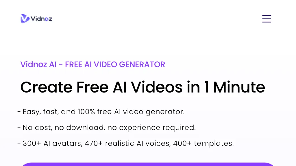 Vidnoz hero image