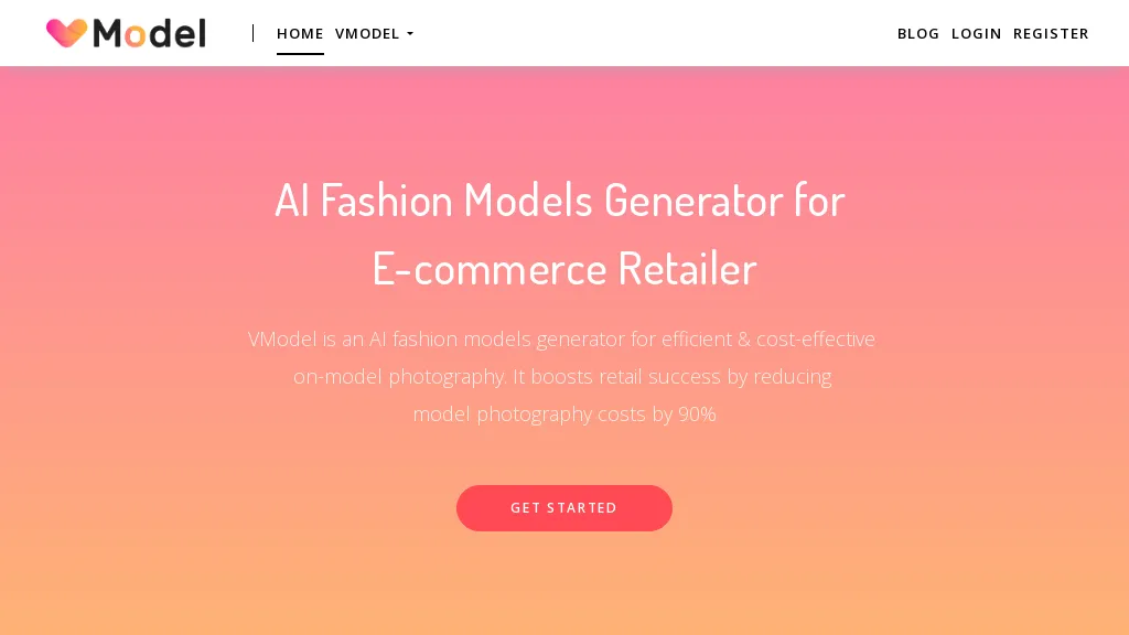 VModel - AI Fashion Models hero image