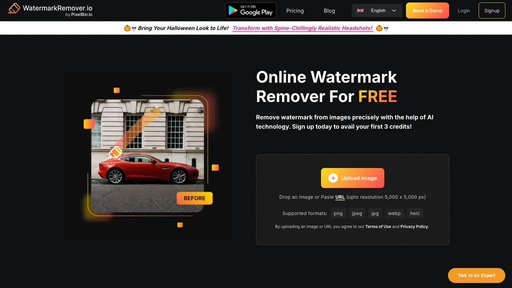 Watermark Remover hero image