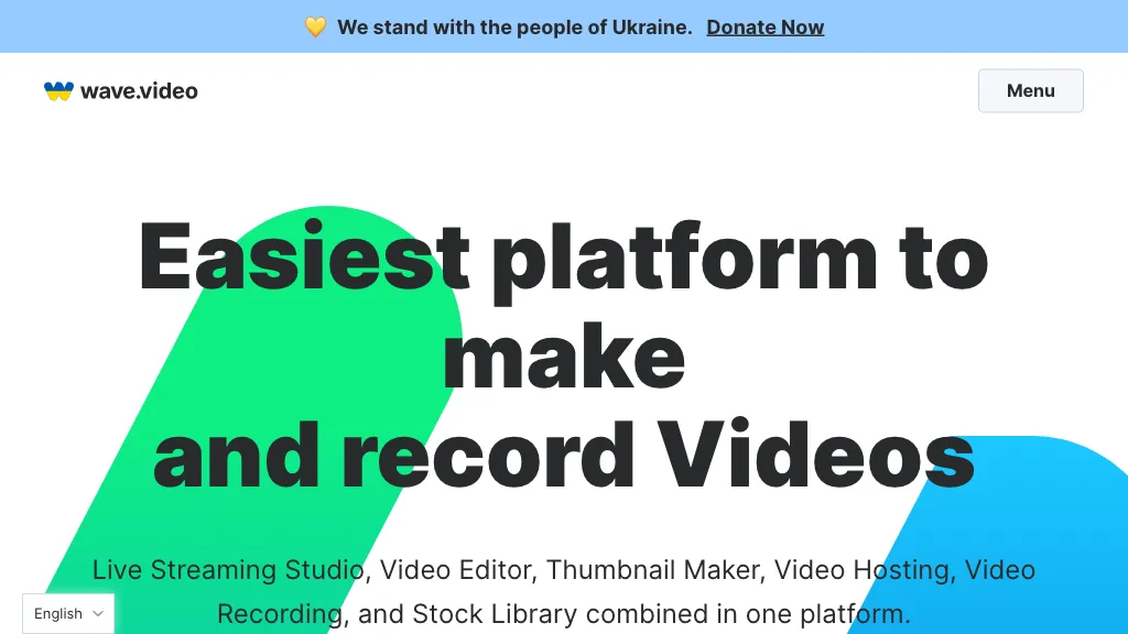 Wave.Video hero image