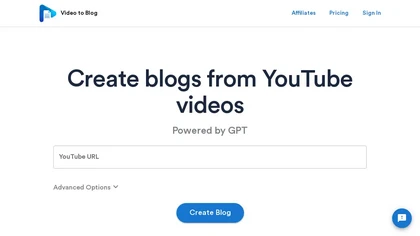 Video to Blog